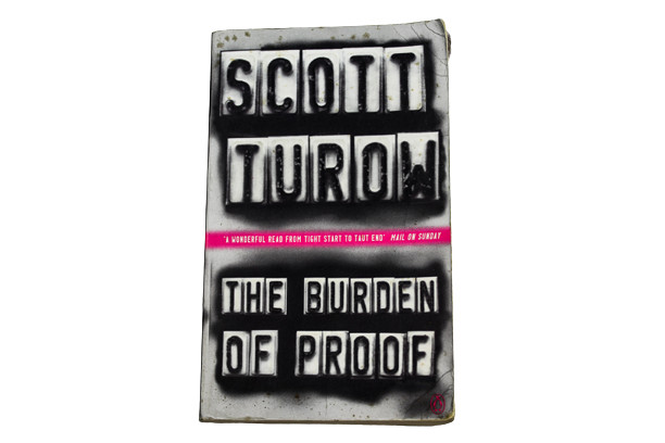 Vintage The Burden of Proof by Scott Turow 1990 Penguin Paperback Book