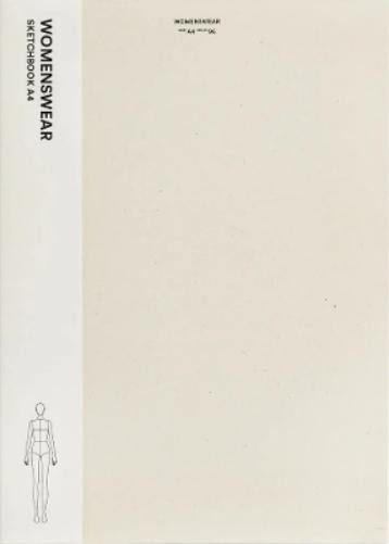 Fashionary Fashionary Womenswear Sketchbook A4 (Hardback)