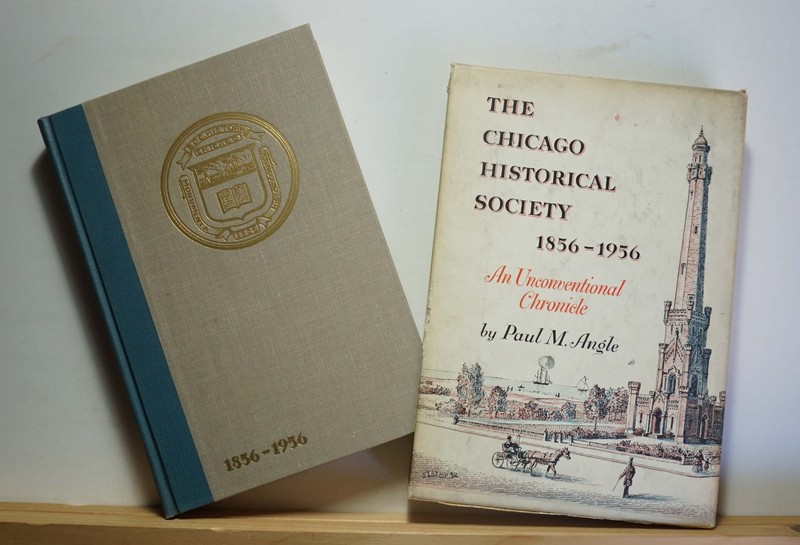 The Chicago Historical Society 1856-1956 Angle SIGNED History w/Slipcase