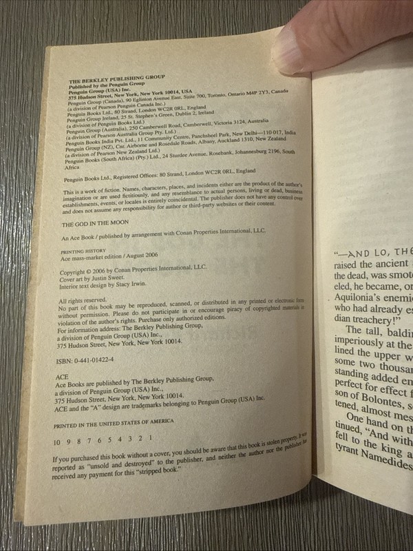 Modern “Age Of Conan” Hyperian Adventures Book Bundle--4 Books gallery