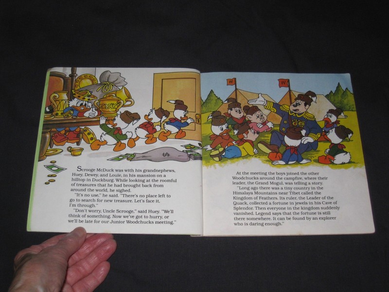 Big Little Golden Book Duck Tales The Road to Riches Series B gallery