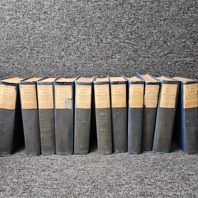 Works of Alexandre Dumas Edition De Luxe Nottingham Society INDIVIDUAL Vintage