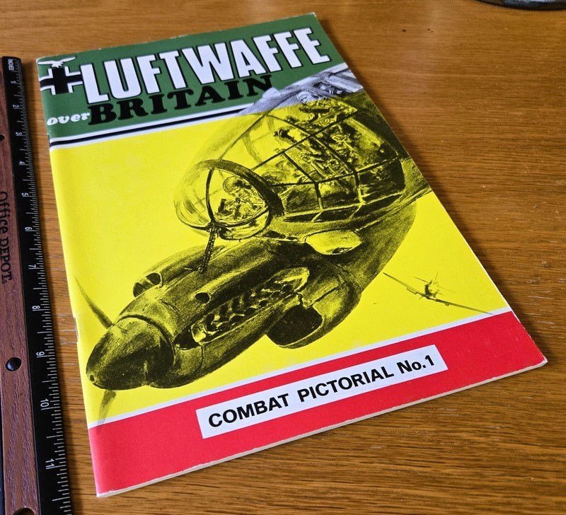 Luftwaffe Over Britain: Combat Pictorial No. 1 by Blandford (Softcover) RARE