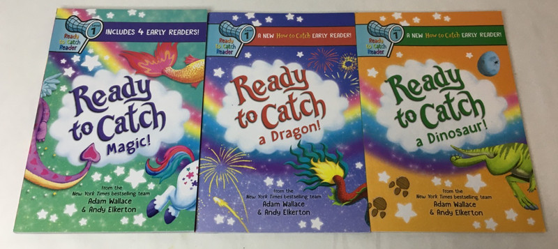 Lot of 6 Stories in 3 Books – How to Catch Series Books by Adam Wallace LEVEL 1
