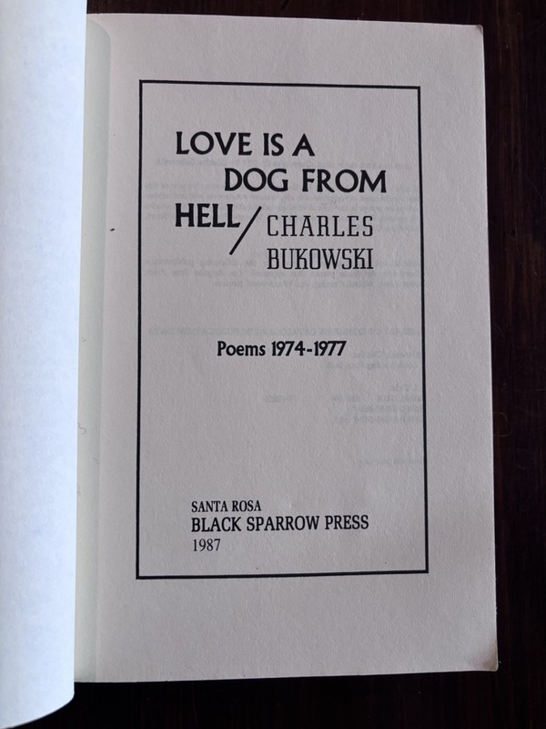 Charles Bukowski (5 Black Sparrow 1 Ecco book) Hot Water Music Post Office Women gallery