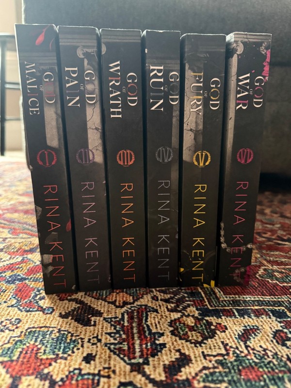 OOP (Out of Print) Special Edition Legacy of Gods Series by Rina Kent Paperback gallery