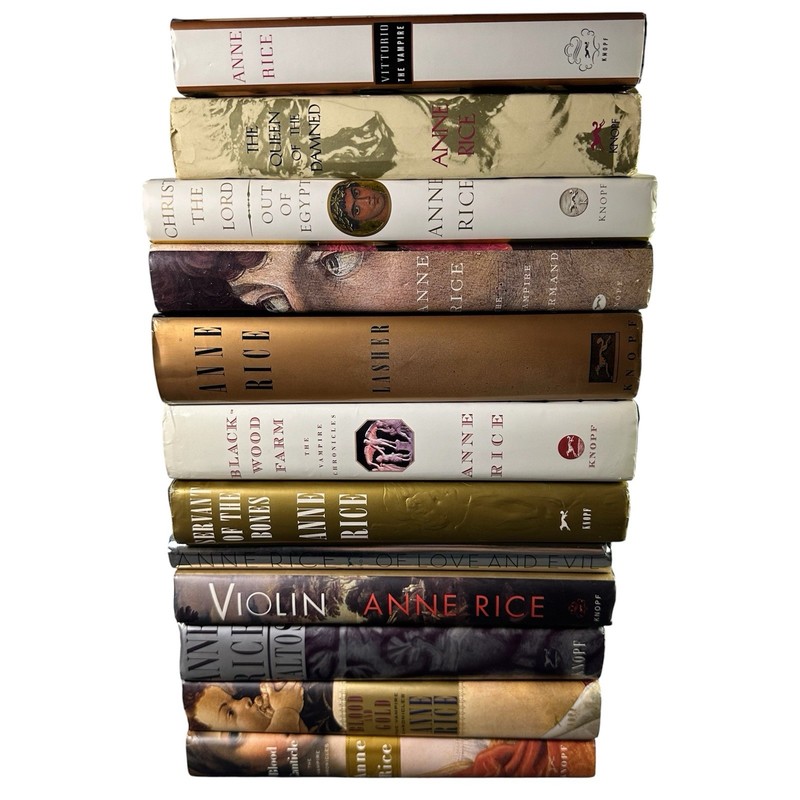 Anne Rice Hardcover Book Lot Of 12 Most 1st Editions Vampire Chronicles Mayfair