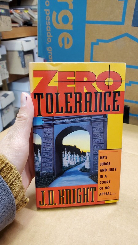 Zero Tolerance By J. D. Knight Dell Mystery 1995 Paperback