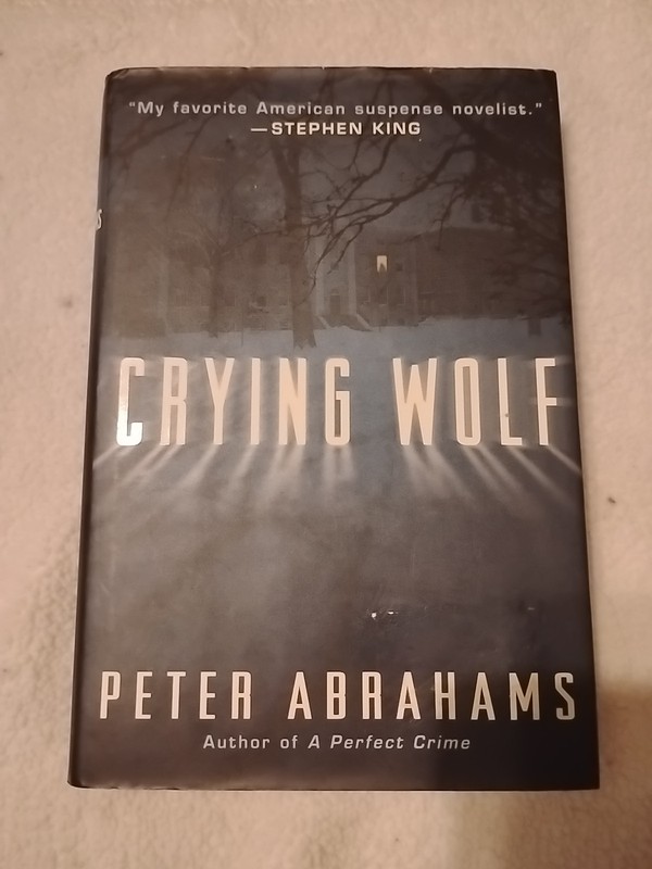 Steven King Crying Wolf Hardcover Suspense Novel
