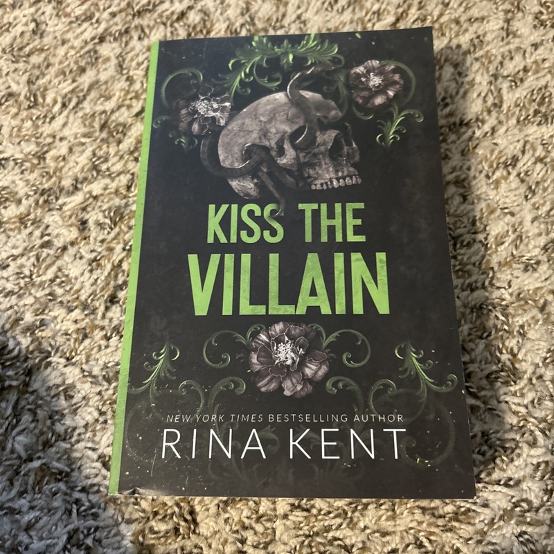 Kiss The Villain: A Dark College mm Romance (Legacy of Gods) by Rina Kent Paper gallery