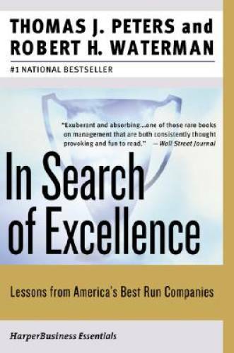 In Search of Excellence: Lessons from America’s Best-Run Companies – VERY GOOD