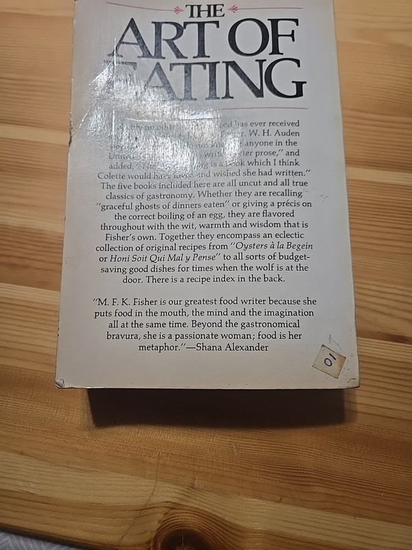 Vintage 1976 The Art of Eating by M.F.K. Fisher 5 Most Famous Books in One Volum gallery