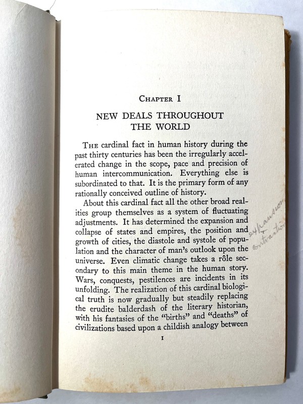 The New America, The New World, H.G. Wells, 1st U.S. Ed., 1935, HC, VG. gallery