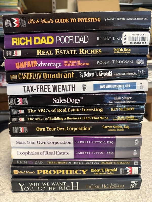 Lot Of 15 Rich Dad Books By Robert Kiyosaki