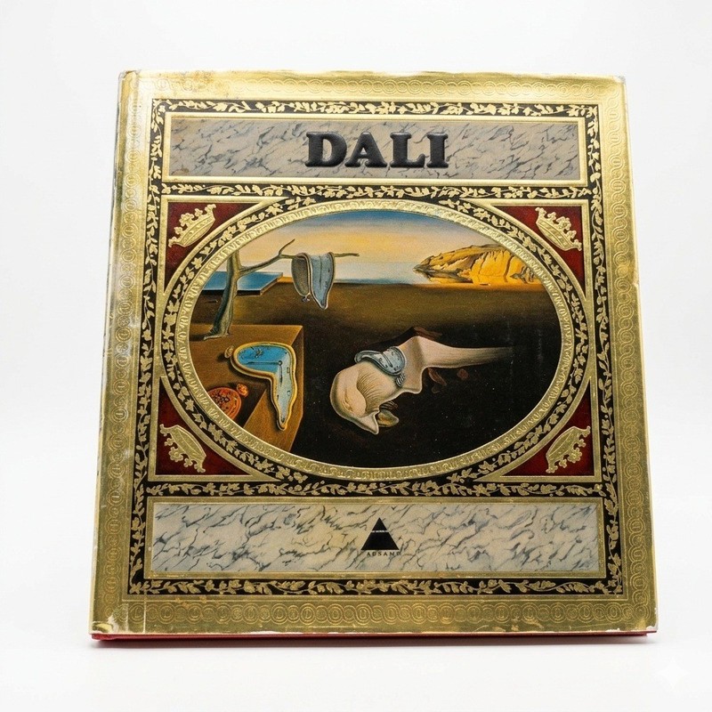 Salvador Dali Art Book 1986 Abradale Abrams Max Gerard Gold Jacket Surrealism