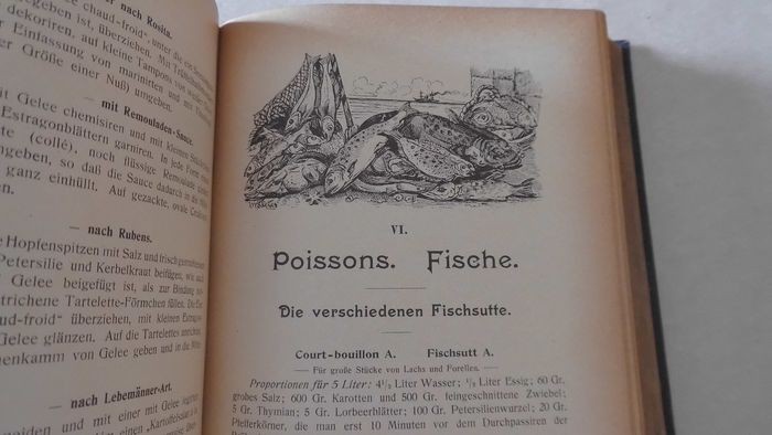 Kochkunst-Führer Handbuch der modernen Küche von A. Escoffier 1904 (- Kochbuch k gallery
