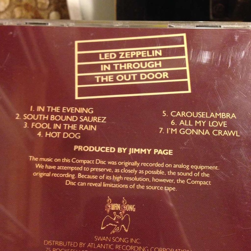 In Through the Out Door by Led Zeppelin (1990-10-25), Very Good, audioCD gallery