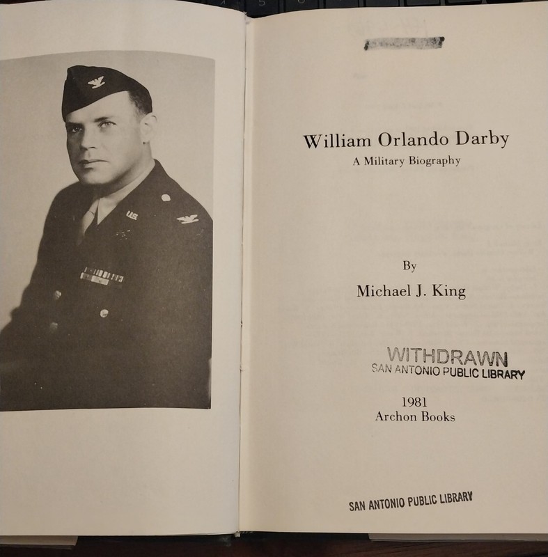 William Darby: Military Biography, Michael King 1981 Rangers WWII gallery