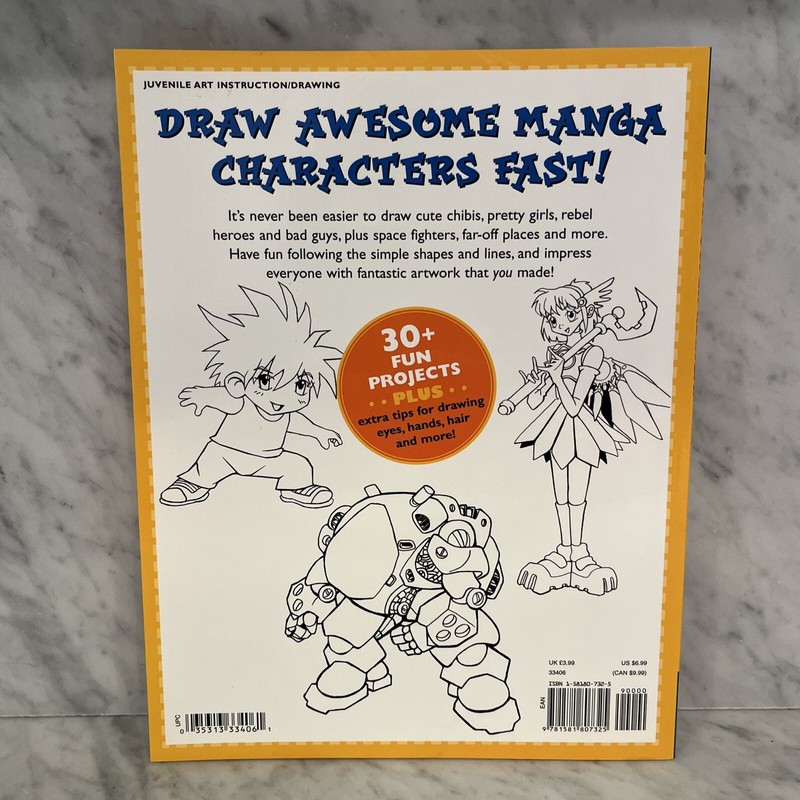 Draw Super Manga! by David Okum I Impact 2005 paperback PRISTINE gallery