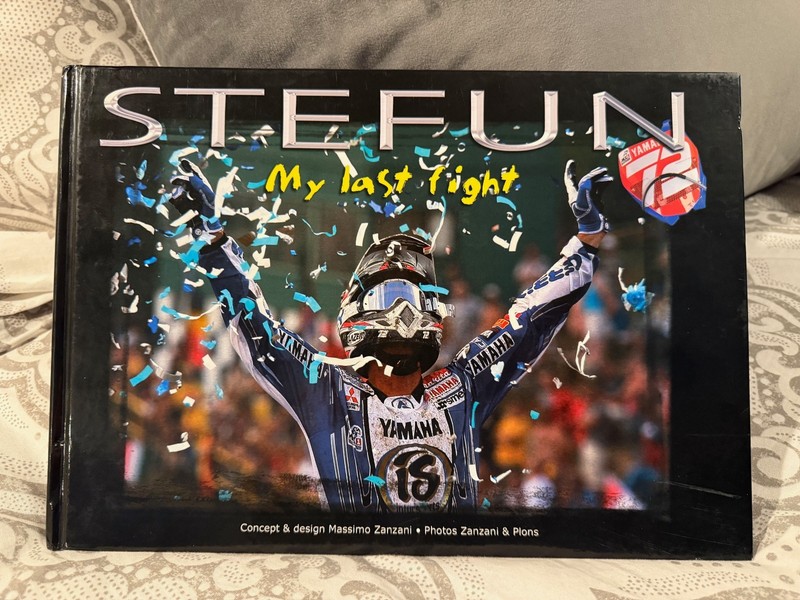 Stefun Stefan Everts Book My Last Fight Motorcross Yamaha Autograph MEGA RARE VG