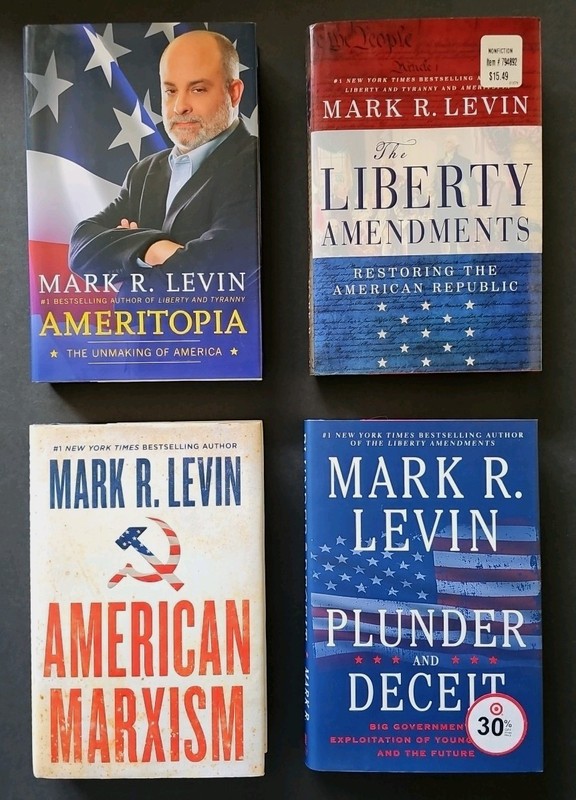 Mark R. Levin Hardcover Book Bundle Of 4