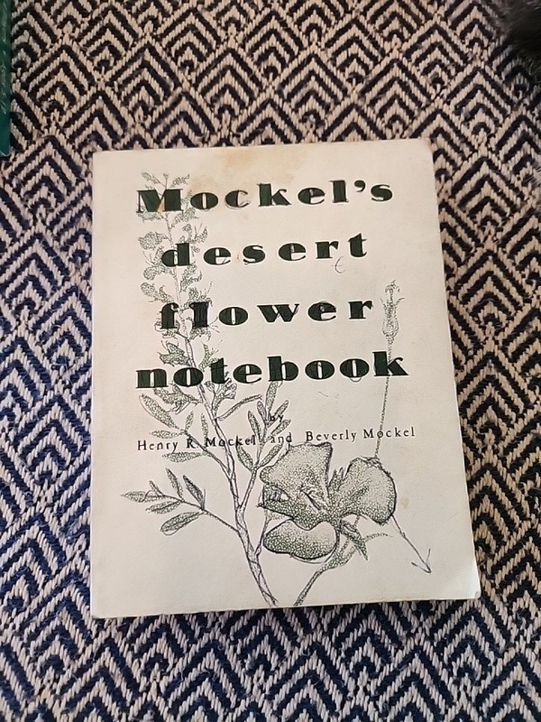 Mockel’s Desert Flower Notebook SIGNED by Author