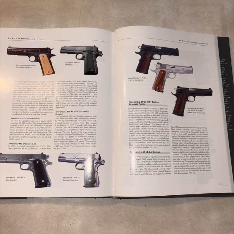 The Complete Encyclopedia Of Pistols And Revolvers A.E. Hartink Hardcover 2002 gallery