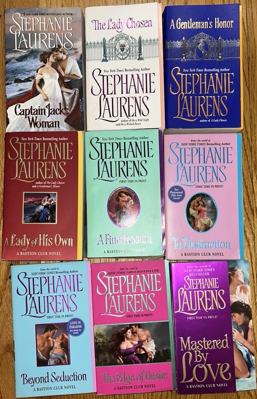 Lot 1-8 Stephanie Laurens BASTION CLUB plus Prequel! Complete Series PB