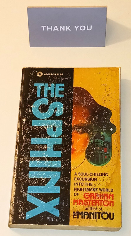 The Sphinx by Graham Masterton Pinnacle Books First Printing, JANUARY 1978