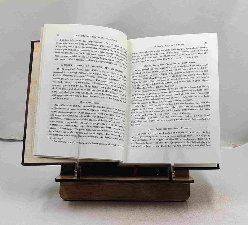 Foxe's Book of martyrs; 1897 by Foxe, John [Leather Crafted] gallery