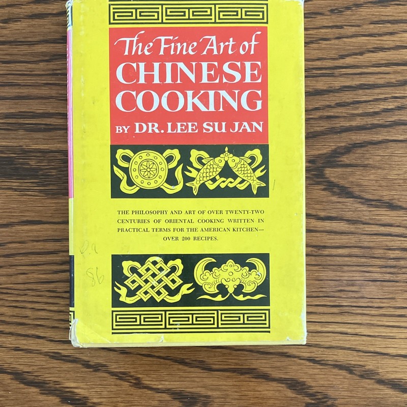 The Fine Art of Chinese Cooking Vintage Hardcover Dr. Lee Su Jan Gramercy DJ