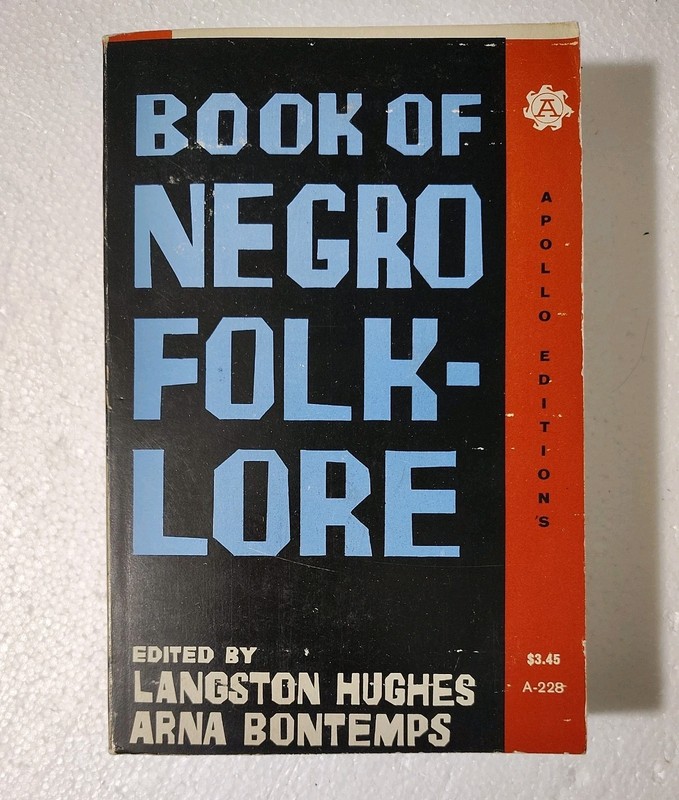 Book of Negro Folklore edited by Langston Hughes, Arna Bontemps (Paperback 1958)