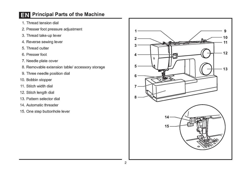 SINGER HEAVY DUTY 4443 4452 Sewing Machine User Manual Instructions, Wire-Bound gallery