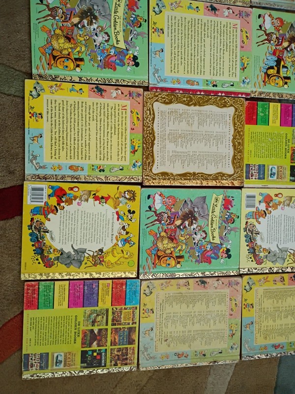Lot of 33 Little Golden Books Vintage 1940's To 1980's Fair Condition gallery