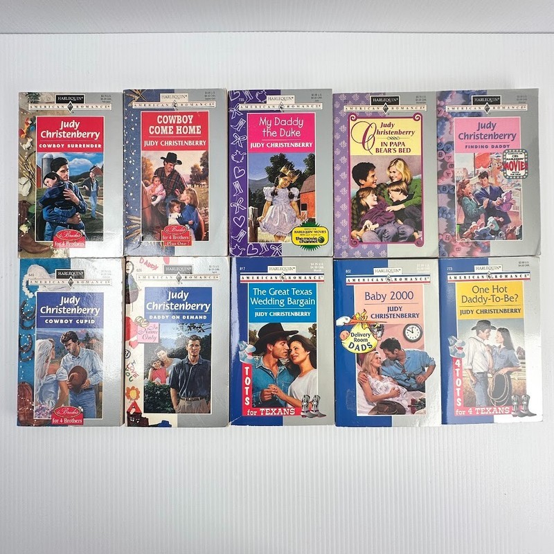 10x Judy Christenberry Harlequin Series Romance Paperback Books