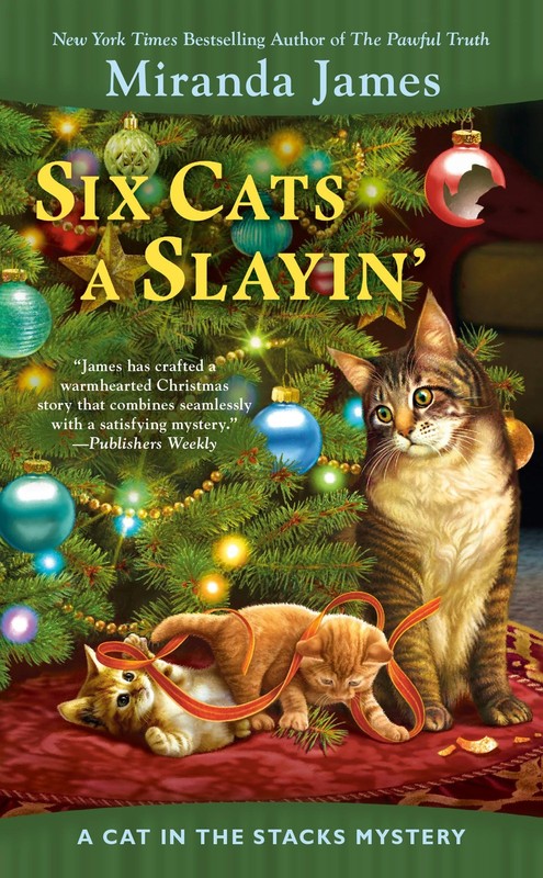 Six Cats a Slayin’ (Cat in the Stacks Mystery)