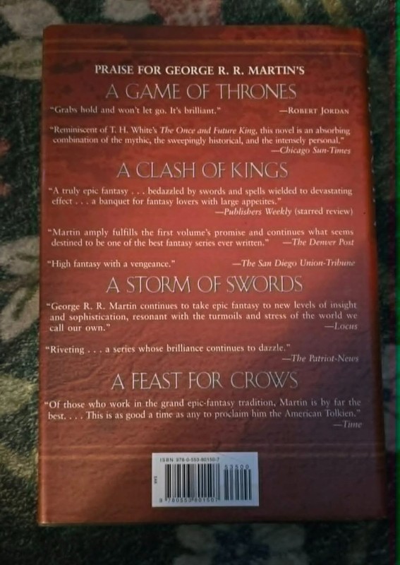 George R. R. Martin A Song of Ice and Fire 5-Book Hardcover Lot gallery
