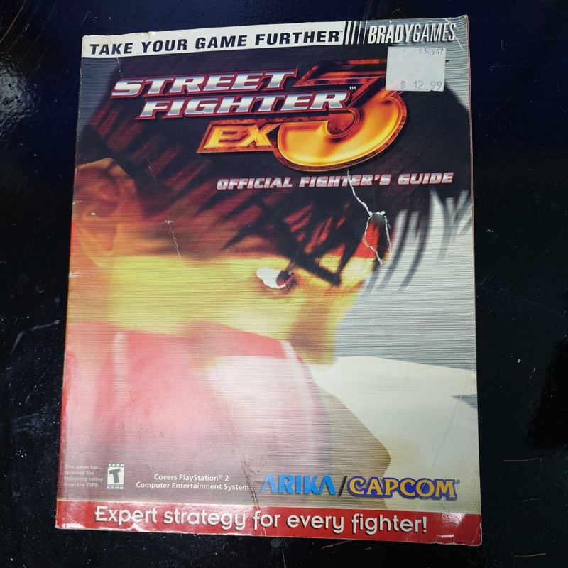 Street Fighter Ex3 Official Fighter’s Guide by BradyGames |GC|Same Day Ship|VGC