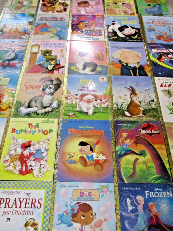 A Little Golden Book Lot of 30 Disney Classic titles Disney Boy & Girl Hardcover
