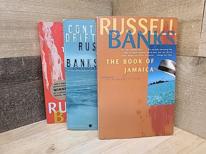 Russell Banks Lot Of 3 Trade Paperbacks