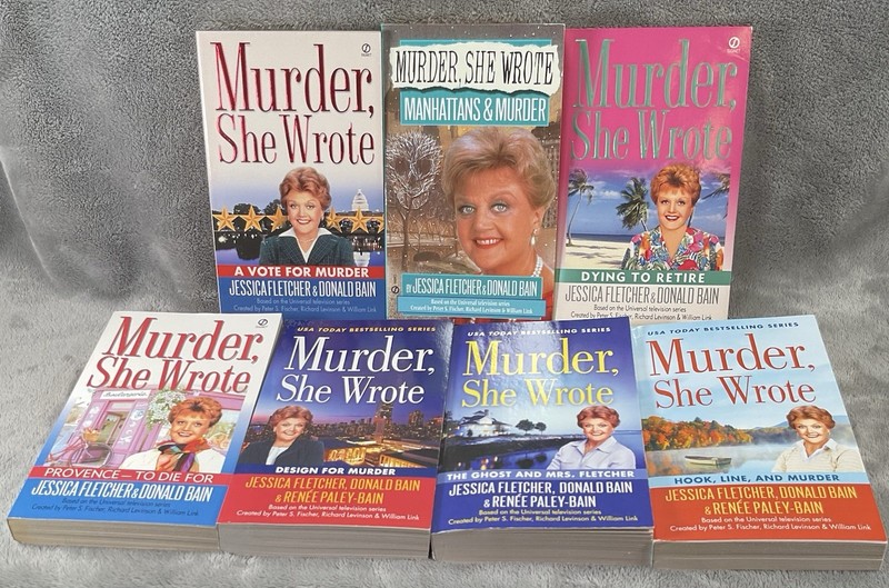 Murder She Wrote Book Lot Of 7 Jessica Fletcher Donald Bain Paperback