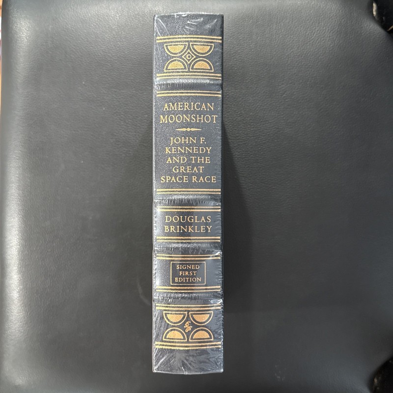 American Moonshot by Douglas Brinkley SIGNED first edition Easton Press—SEALED gallery