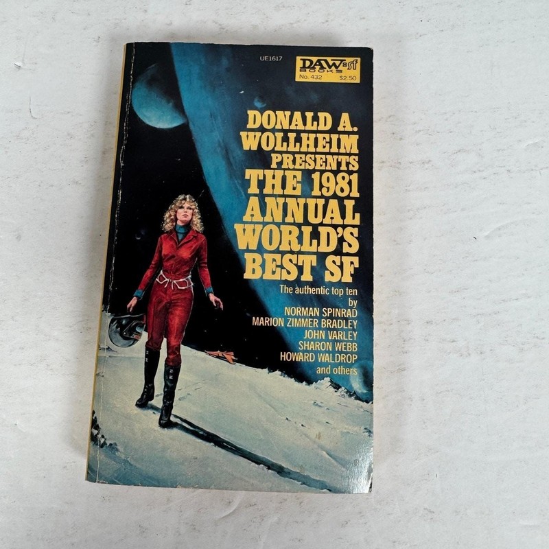 1981 Annual World’s Best SF Donald Wollheim DAW Books First Printing Science