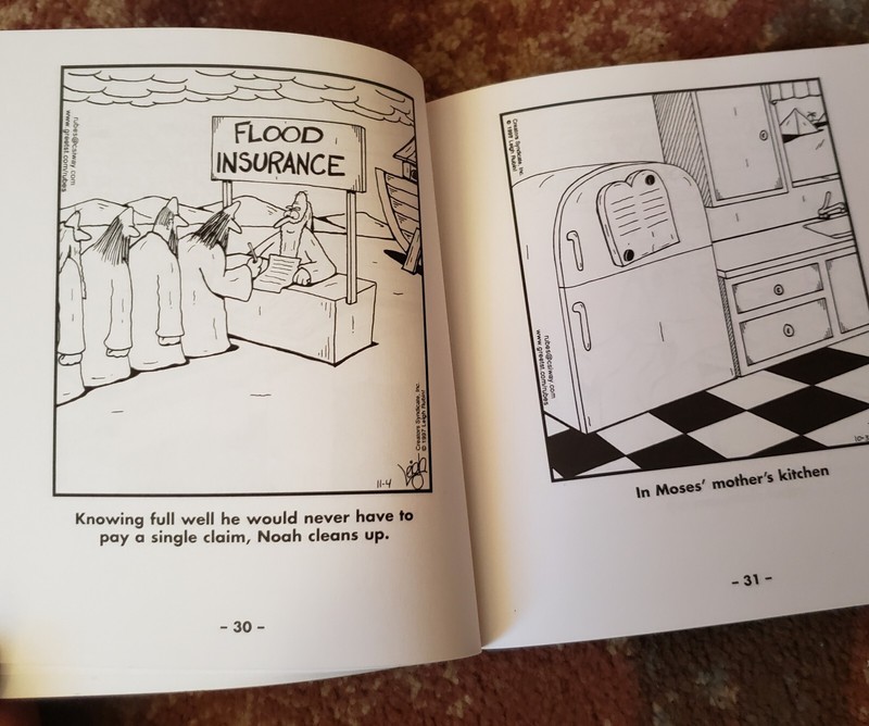 Rubes Cartoon Book Lot of 2 by Leigh Rubin, Then & Now, Rubes Bible BOTH SIGNED gallery