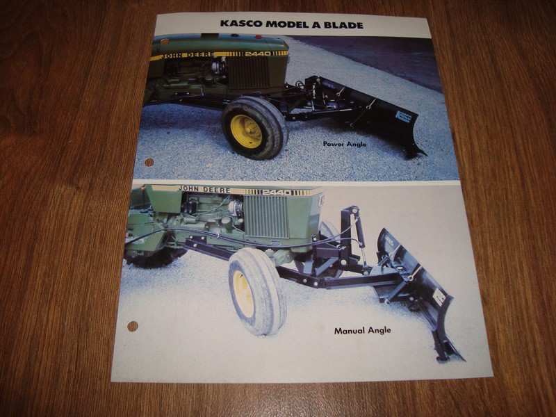 Vintage Kasco Model A Blade Advertisement Single Page