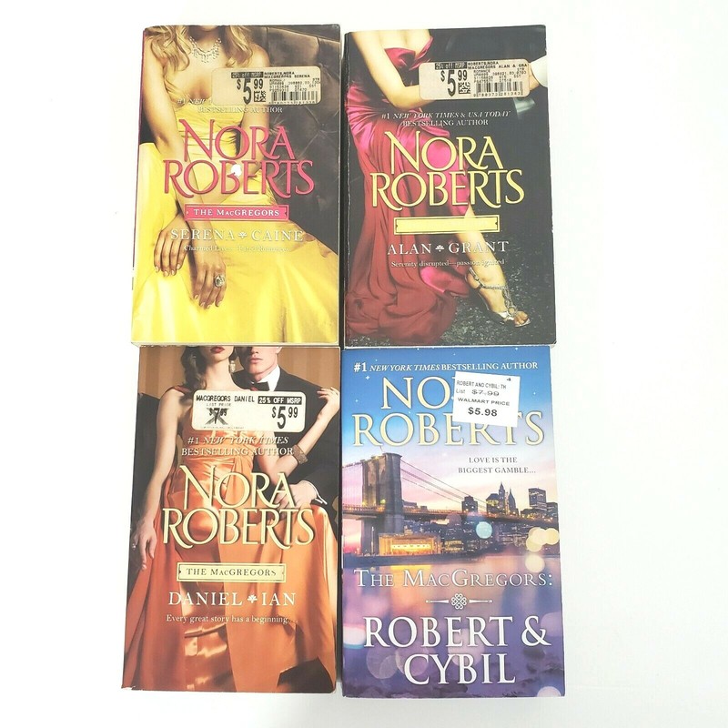 Nora Roberts The MacGregors 4 PB Lot 1-5 7 9 11 in Serena Alan Daniel Robert Ian
