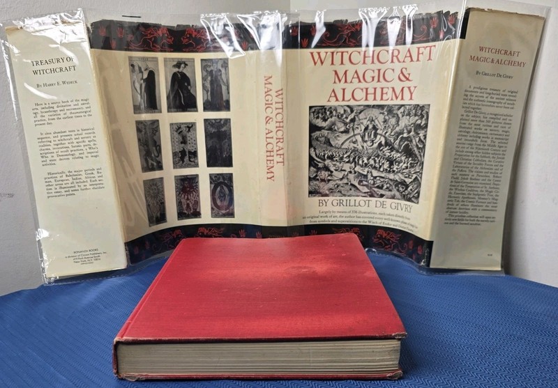 Witchcraft, Magic & Alchemy by Grillot de Givry 1971 – First Bonanza Books HC/DJ gallery