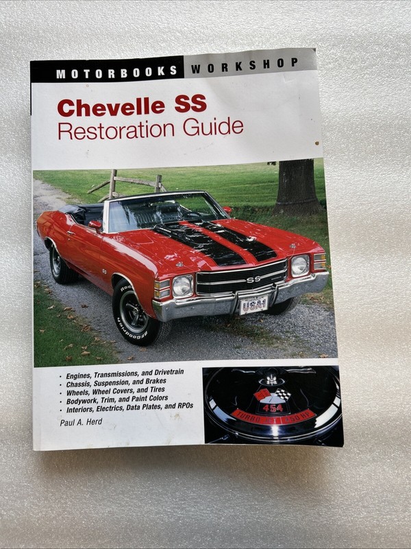 Chevelle SS Restoration Guide, 1964-1972 (Paperback or Softback)