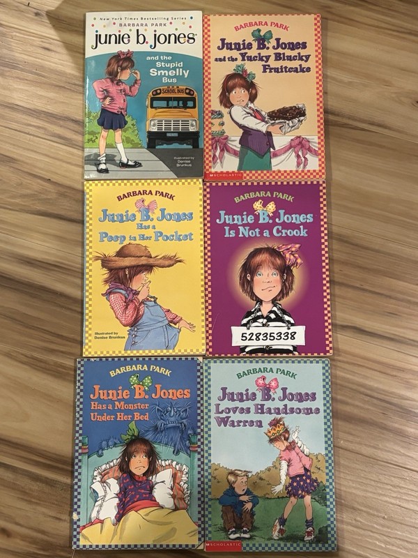 Lot of 6 Junie B. Jones Paperback Books by Barbara Park