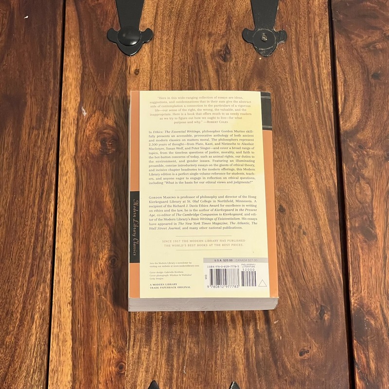Ethics : The Essential Writings by Gordon Marino (2010, Trade Paperback) gallery